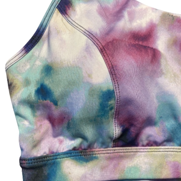 TEK GEAR Sports Bra Keyhole Medium-Impact Athleisure Pink Large - Picture 4 of 7